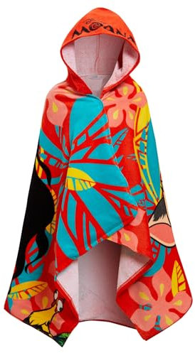 Disney moana toalla con capucha 100% algodón poncho niña toalla de playa infantil toalla de baño princesa toalla de natación albornoz