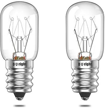DoRight E14 15W Backofenlampe, Bis 300 Grad,15W Salzlampe Glühbirnen 2700k Warmweiß E14 Salzlampe Glühbirne,E14 Kühlschranklampe,AC220-240V