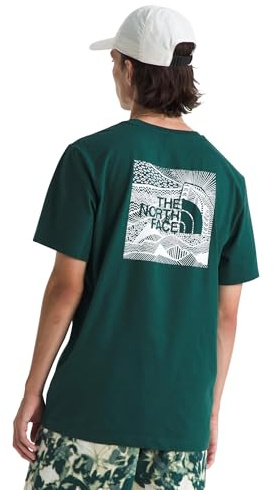 The North Face NF0A87NV6GI M S/S Box NSE Celebration Tee T-Shirt Uomo Deep Nori Taglia S