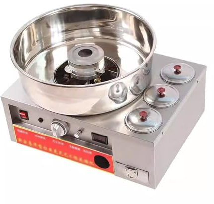 Macchina for zucchero filato Macchina for zucchero filato mobile for produzione di modelli di trafilatura da tavolo a gas elettrico commerciale Macchina per caramelle vintage retrò