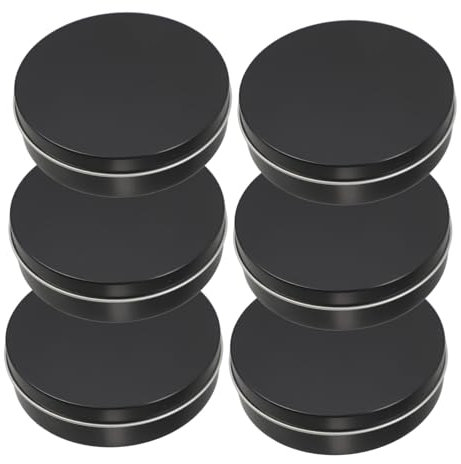 HOMOBABE 6piezas Caja De Metal Redonda Tapa Para Azúcar y Pasteles Moldes Para Dulces Para Fiestas y Eventos