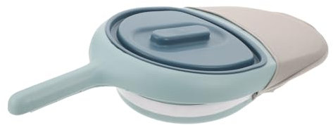 UTHCLO Padella Per Pazienti Allettati e Anziani, Vaso Da Notte Portatile Coperchio, Plastica Resistente, Compatto e Leggero, Adatto a Casa, Ospedale e Camera Da Letto