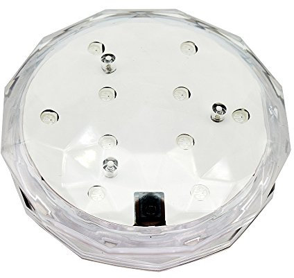 LED Unterwasserbeleuchtung Unterbaulicht Poollicht RGB 2W dimmbar IP68 Fernbedienung Batteriebetrieb Teichlicht