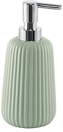 Gedy G-Marika, Mint Grön Dispenser, Badrum Tvål Dispenser Tillverkad av Rostfritt Stål Och Krom, Mätningar 18 x 8 cm och Vikt 0,37 kg, R&S-design, 2 års garanti, Unik