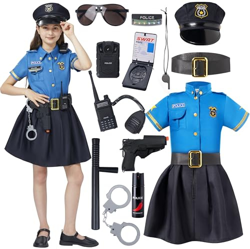 Spooktacular Creations Costume Halloween Ragazza Pollice Azzurro (piccolo (5-7 anni))