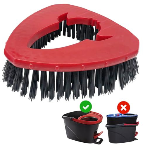 HomeTimes Schrubber für Vileda Turbo EasyWring Bodenwischer Scheuerbürste Reinigungsbürste für Badezimmer- und Küchenfliesen