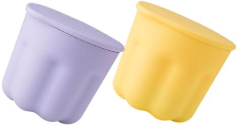 Ipetboom 2sets Makeup Brush Cleansing Bowl Brush Cleaning Box for Makeup Tool Rinsing Compact Design for Easy Storage for Sponges