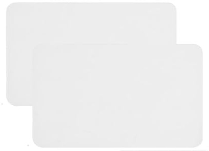 2 Pcs Silicone Mats for Worktops Double-Sided Translucent Craft Dining Table Mat 40x30cm Heat-Resistant Non-Slip Placemat Sheet for Kitchen Baking Painting and Dressing Table Protector