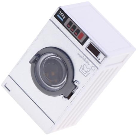 HANABASS Lavatrice Giocattolo Mini Elettrica Per Casa Delle Bambole Lavatrice e Asciugatrice Per Ragazzo Accessori Mobili Decorativi Per Giochi Di Ruolo