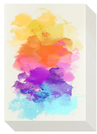 60 Sheets Watercolour Paper Bulk, Cold Press Water Colour Papers, 230 GSM Cotton Watercolour Paper, Drawing Painting Art Paper Postcards, Students Adults Artists Supplies(8.5 x 11 inch)