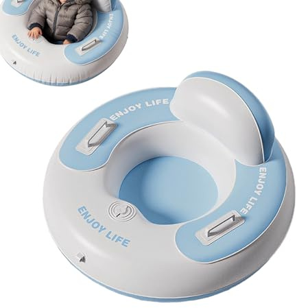 Tubo De Nieve | Juguetes Inflables con Grosor Aumentado para Trineo - Tubo De Trineo con Asa - para Niños, Adultos, Familia, Actividades Al Aire Libre, Jardín Y Deportes