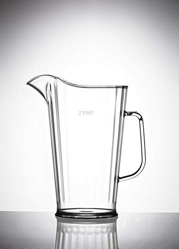 Virtually Unbreakable Polycarbonate Jugs Elite 2 Pint Jug CE @ 2 Pint Pack of 4