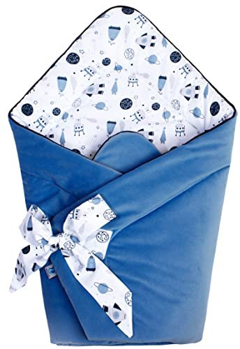 Pepi Baby Pucktuch - Einschlagdecke Pucksack Praktisches Wickeltuch für jedes Kleinkind - Universelle Verwendung Babyschale Decke Oder Eine Spielmatte Magic Space mit Velvet