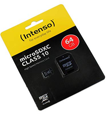 64GB Scheda di memoria compatibile con Canon IXUS 285 HS, microSDXC, Class 10, HighSpeed, +SD Adapter