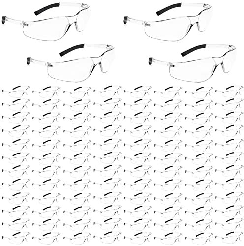 Salfboy 100 Pack Safety Glasses Bulk, ANSI Z87.1 Eye Protection Glasses