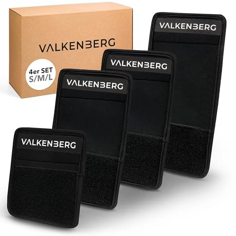 VALKENBERG Fahrrad Rahmenschutz [4er Set] - Rahmenschutz Fahrrad passend für jedes Bike - Effektiver Schutz vor Kratzern und Druckstellen - Rahmenschutz MTB 4 mm dick und flexibel einstellbar