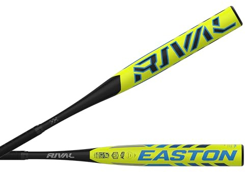 Easton | RIVAL Slowpitch Softball Bat | All-Association | Loaded | 12 Barrel | 34x27 oz.