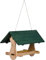 dobar® Green Label Großes Vogelfutterhaus Nuuk mit Kordel zum Hängen - Futterstation für Wildvögel - Wildvogelfutterplatz - 48 x 24 x 29 cm - Kiefer