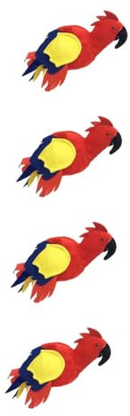 Toyvian 4stücke Parrot Hut Kostüm Partyhut Für Erwachsene Lustiger Papageien-hut Aus Leichtem Für Karneval Halloween Und Cosplay-events