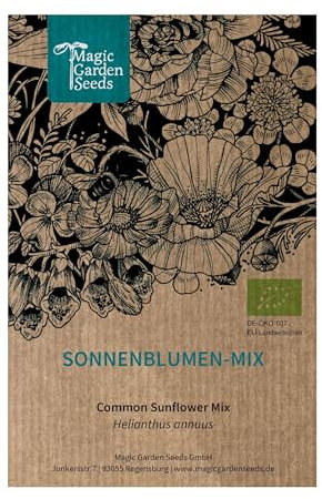 Mélange de tournesols (Helianthus annuus) env. 50 graines bio
