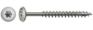 Spax Vis charpente tête disque Inox A2 8X100 Filetage total TORX T40-50 pièces