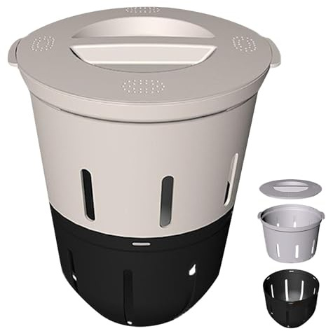 Lombricompostador Enterrado,12,5 L Vermicompostaje Exterior,Compostera De Jardín - para Jardineros, Principiantes, Patios, Granjas, Césped y Proyectos Escolares