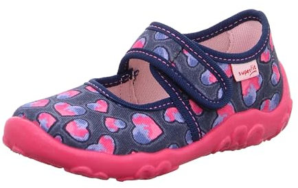 Superfit Mädchen Bonny Hausschuhe, Blau Pink 8800, 25 EU