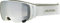 ALPINA DOUBLE JACK MAG Q-LITE - Verspiegelte, Kontrastverstärkende Wechselscheiben OTG Skibrille Mit 100% UV Schutz Für Erwachsene, white, One Size