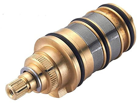 SPORTARC Kit de réparation en laiton avec cartouche thermostatique de rechange pour mitigeur de douche mitigeur de baignoire et poignée de rechange