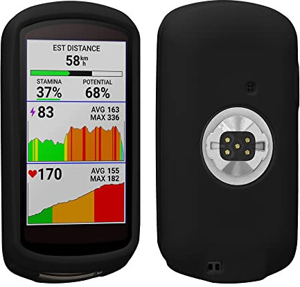 kwmobile Hülle kompatibel mit Garmin Edge 1040/1040 Solar - Silikon GPS Fahrrad Case Schutzhülle