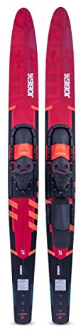 Jobe Allegre 67 Zoll Wasserski Combo für Erwachsene, Unisex, Rot