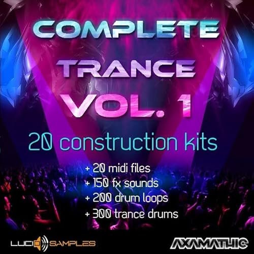 Loops Complete Trance Vol 1 est un ensemble riche et complet | AIFF + MIDI Files Download