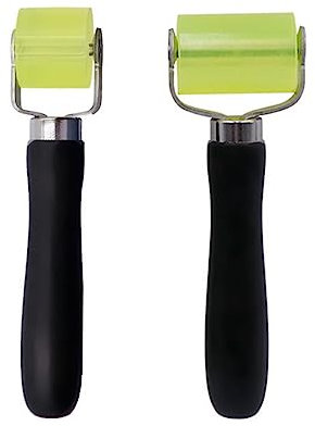 Zueyen 2 Stück Andrückrolle Andrückwalze,Andrückrolle Auto Schallschutz,Professionell Silikon Roller,für Wärmedämmung,Kantenumleimer und Zum Verschweißen von PVC-Planen