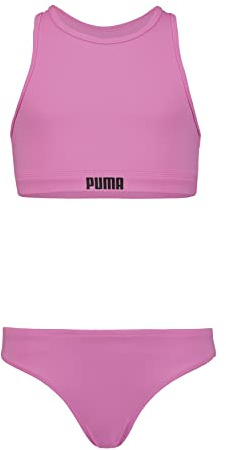 PUMA simma flickor racerback bikini set, Opera Mauve, 116 cm