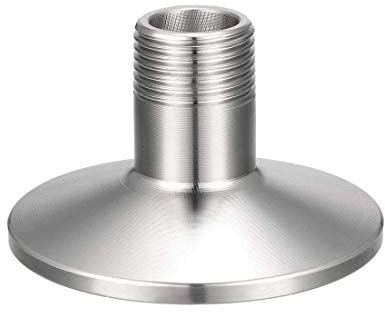 XYWHPGV Sanitär-Rohrverschraubung 3/8 NPT Außengewinde auf 1,99 Ferrule Edelstahl-Klemmfitting, Packung mit 1(230e9 996e3 534d0 e1fdb 26d81 78dc3