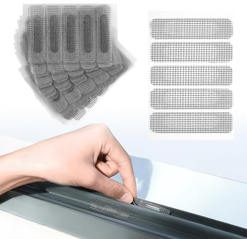 125 Stück Fliegengitter Fenster Reparatur, Insektenschutz Fenster Reparatur, Stark Kleber Fliegengitter Reparatur, Net Mesh Repair Tape,Fliegengitter Reparatur Klebeband für Tür Loch Von Ausbesserung