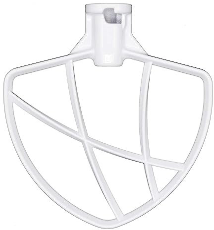Frusta piatta rivestita di ricambio per impasto per mixer da 5,5-6 QT Stand Mixer Efficiente Metallo Miscelazione Impasto Miscelazione Paddle Mixer Accessorio per elettrodomestici da cucina