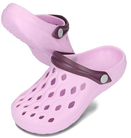 BeComfy Unisex Eva Zoccoli da Giardino Scarpe da Giardino Zoccoli da Donna Scarpe da Uomo 35-46 EU (Lilla, Sistema Taglie Calzature EU, Adulto, Numero, Media, 40)