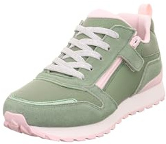 Superfit Sneakers da Ragazza Dash, Verde Chiaro Rosa 7500, 33 EU