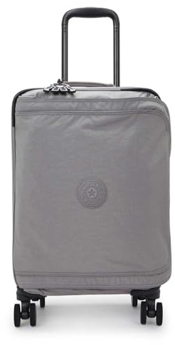 Kipling Spontaneous S Equipaje con Ruedas de Cabina pequeño, Equipaje de Mano, Inviting Grey (Gris)