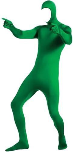 ZYPAINIY Costume de Cosplay pour Homme Combinaison IntéGrale Visage Ouvert Combinaison Invisible Bas en Nylon Combinaison Catsuit avec Capuche Extensible Combinaison IntéGrale
