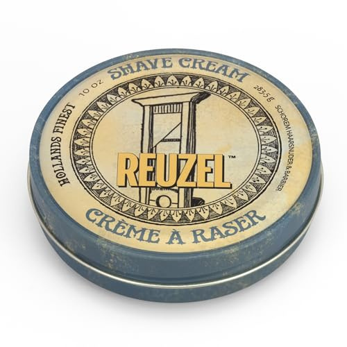 Reuzel Shave Cream - Reduces Cuts and Nicks - Highly Concentrated, Rich and Super-Slick Formula - Closest, Most Comfortable Shave - Reduce Scrapes and Razor Irritation - Vegan Formula - 283 g