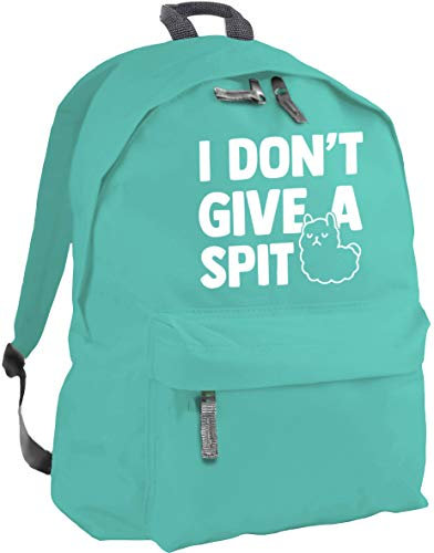 HippoWarehouse I Don't give a spit - Llama Backpack ruck Sack Dimensions: 31 x 42 x 21 cm Capacity: 18 litres