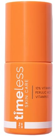 Timeless 10% Vitamin C + E Ferulic Acid Serum, Vegan, 1 fl oz
