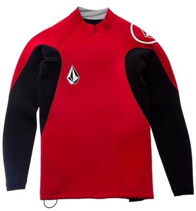 Volcom 2 mm Neoprenjacke, Rot, Größe XL