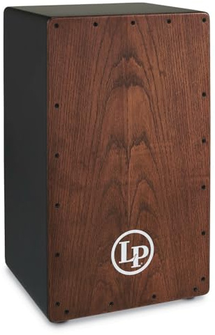 Latin Percussion City Cajon, Dark Wood, 19” x 11” x 10” (LP1428NY2V)