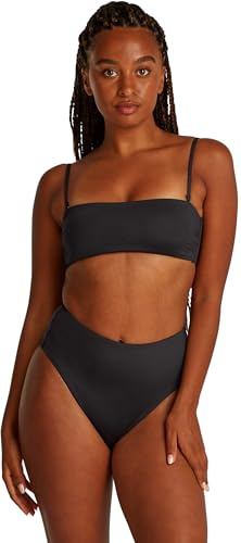 Calvin Klein Braguita de Bikini Mujer High Waist Forrada, Negro (Pvh Black), S