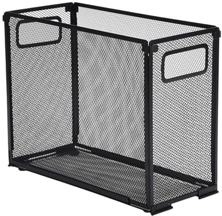 Fenteer Carpeta colgante para archivar, organizador de carpetas, soporte para, cesta para archivos de oficina, cajón para archivar, caja colgante para