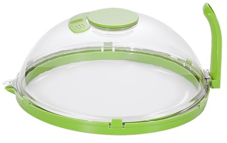 Microwave Food Cover, Vented Heat-Resistant Splash Guard, 26.5x13cm, Microwave Plate Cover, Oven Splatter Guard, Protective Steam Design, For Heating Steaming Home Office Oven Fruit Vegetables