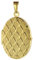 trendor Medaillon mit Netzmuster Gold 333 / 8K zauberhaftes Gold-Medaillon für Damen, einzigartiger Goldschmuck für Frauen, liebevolle Geschenkidee, 75535